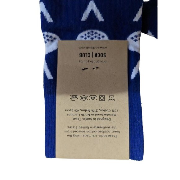 The  sock Club  Voyager socks blue white - Picture 4 of 5